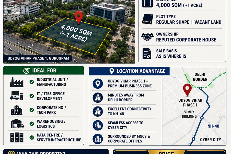 PRIME INDUSTRIAL / IT LAND – UDYOG VIHAR PHASE 1